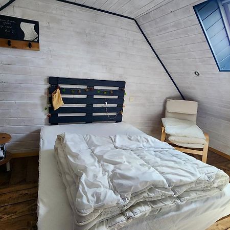 La Petite Maison En Bois Bleue Quiberville Zewnętrze zdjęcie